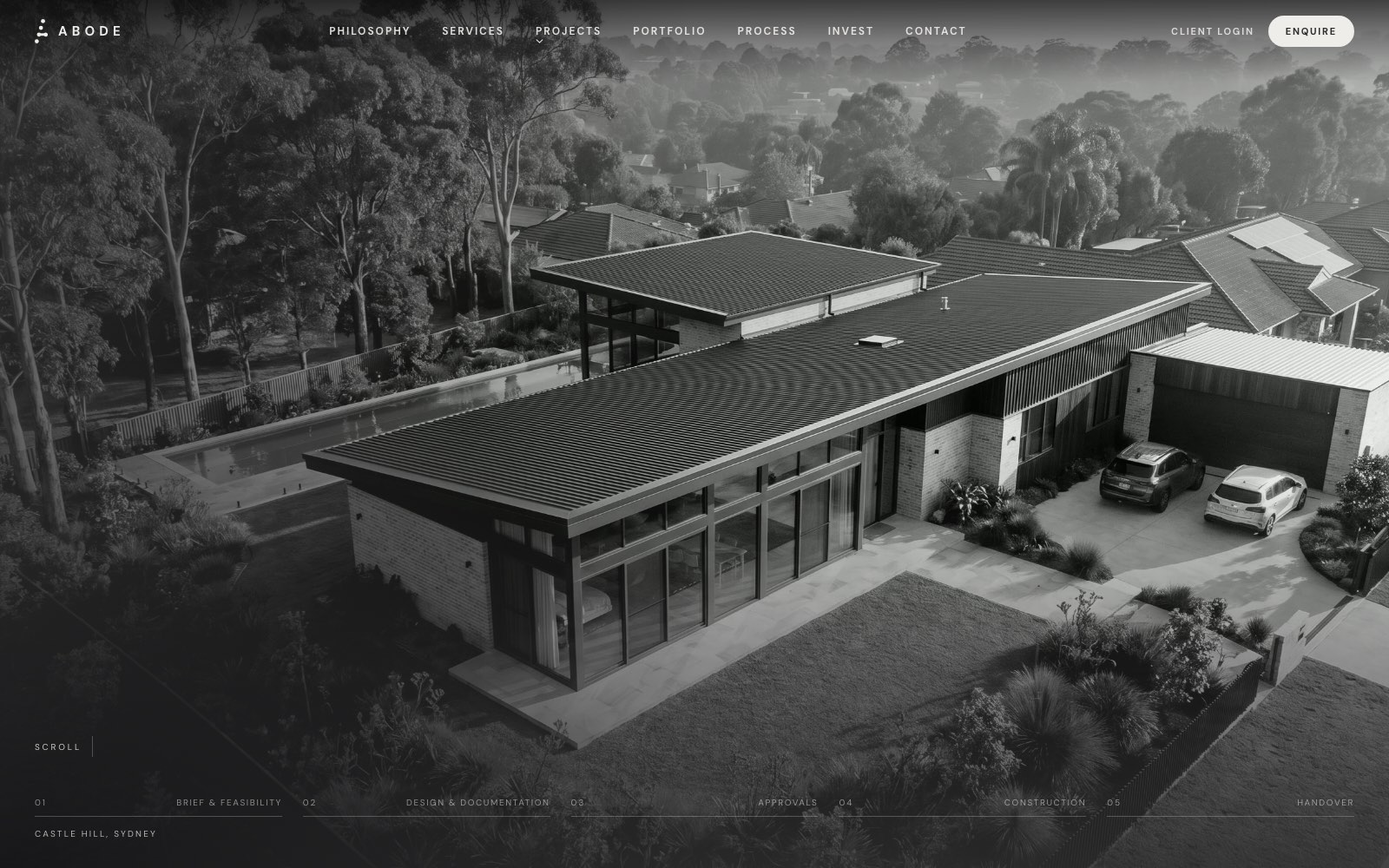The ABODE website built by Build Paperless